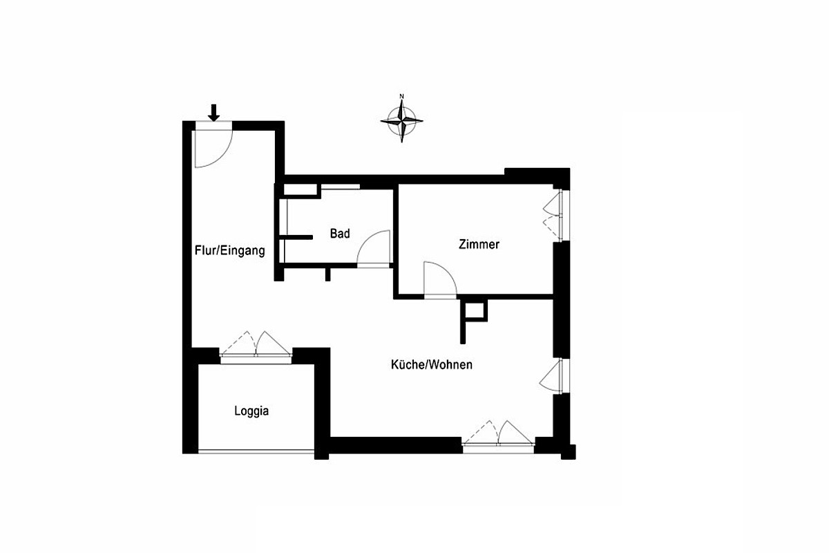Wohnung Miete / Pacht 22419 Hamburg Grundriss