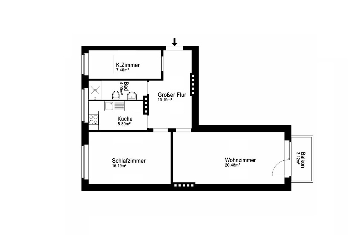 Wohnung Kauf 22081 Hamburg Grundriss